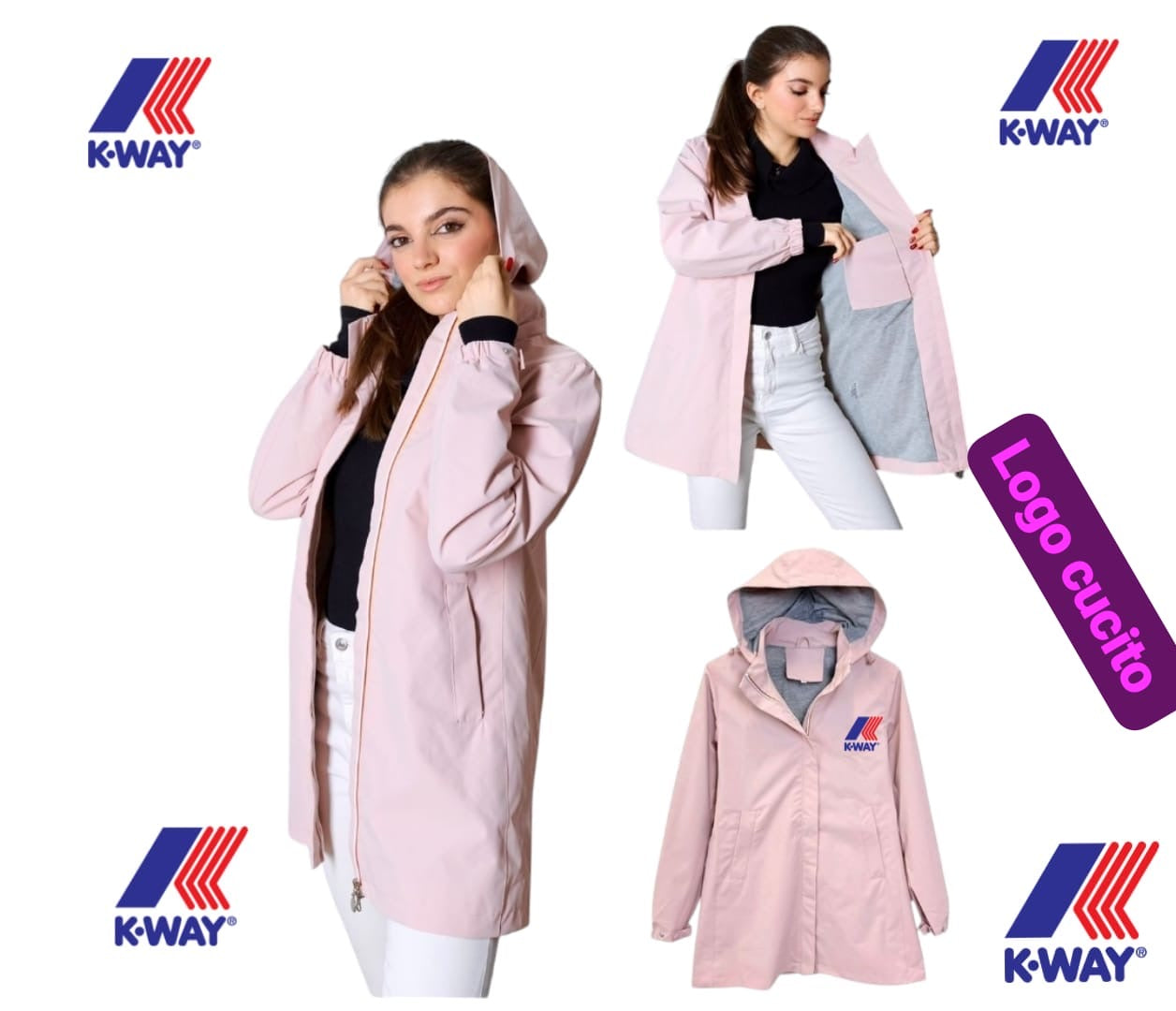 Cappotto logo bicolore