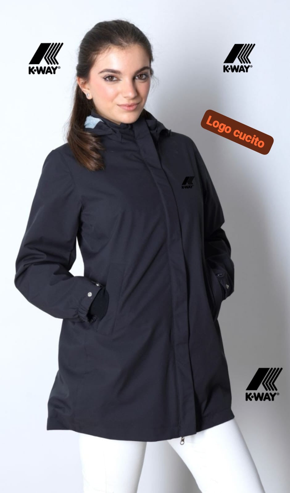 Cappotto Logo nero