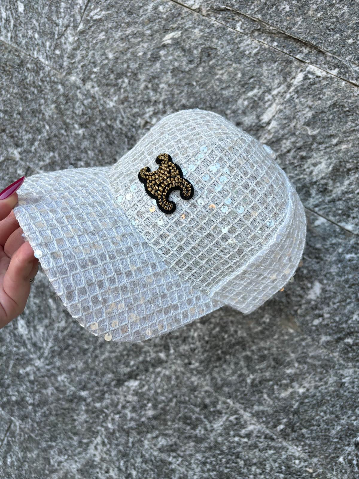 Cappellino paillettes