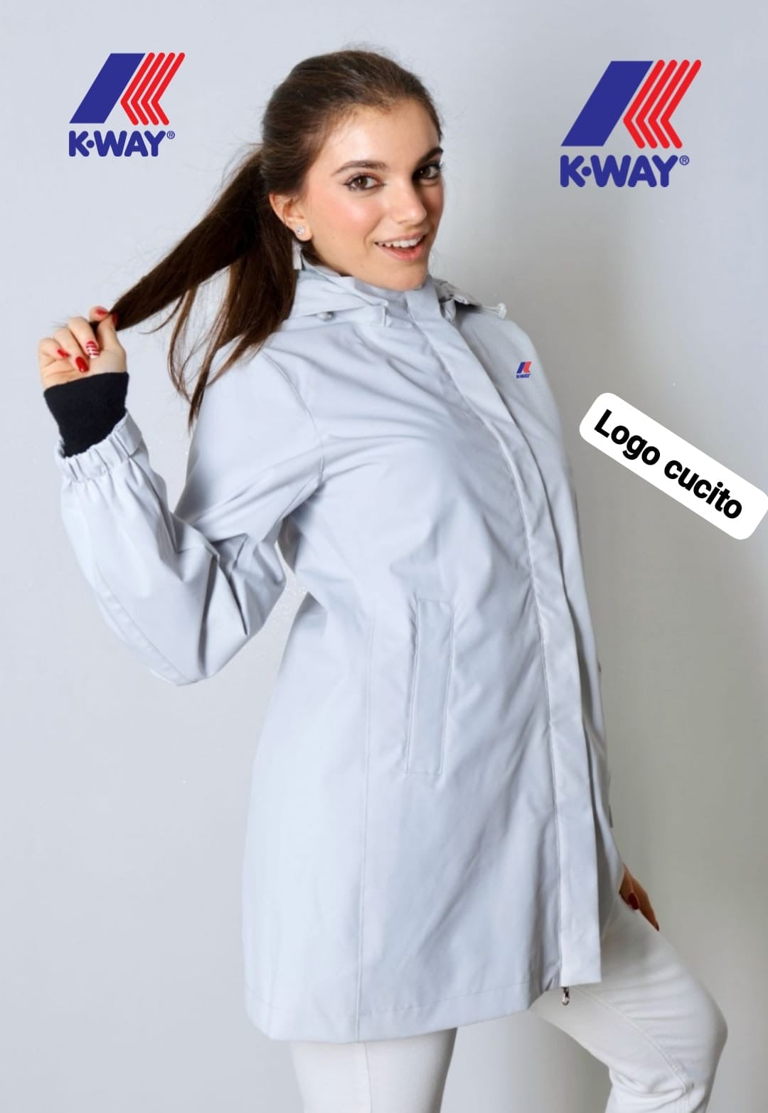 Cappotto logo bicolore